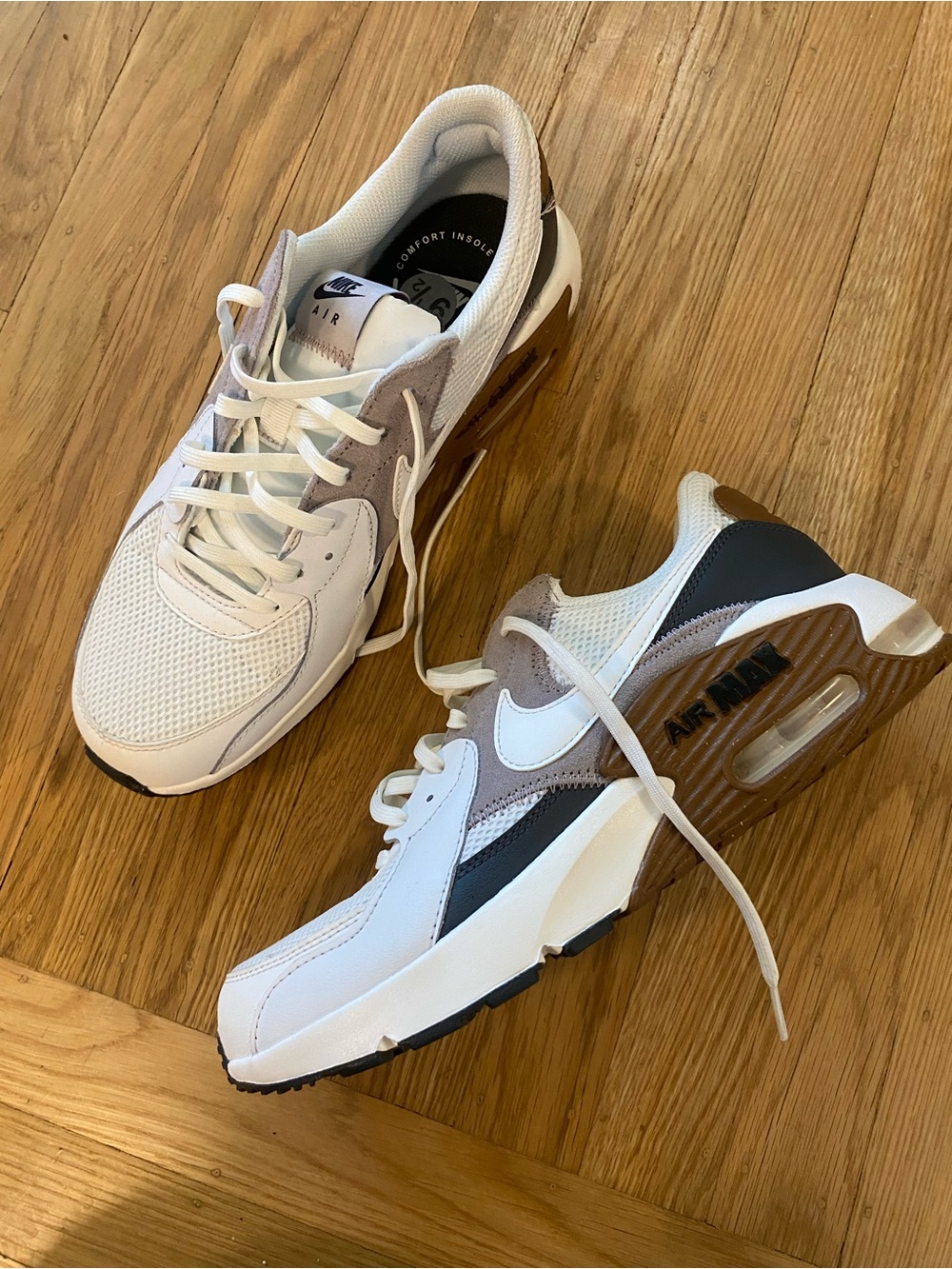 NEW Nike Air Max Excee White Black Tan